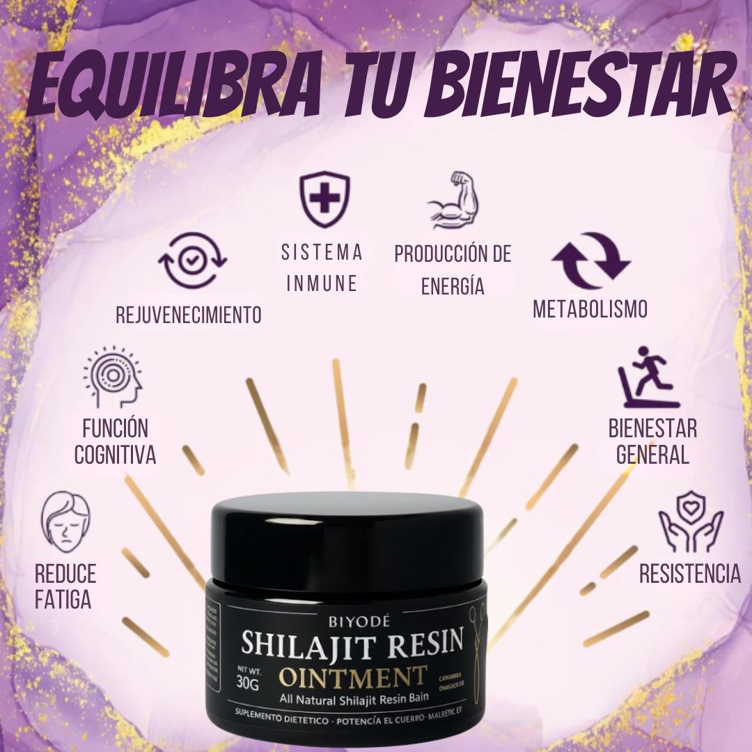 Shilajit Puro del Himalaya para la Energía Femenina